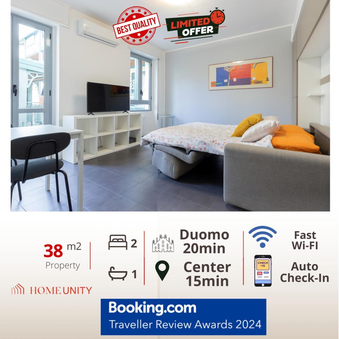 20Mins From Duomo - Renovated Apt Near City Center Milan Exterior photo